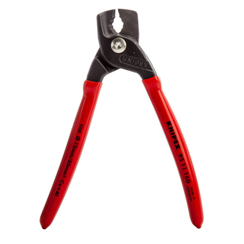 Casa si Gradina - Constructii - Scule de mana si unelte - Clesti si patenti - Foarfeca de taiat cabluri Knipex 95 11 160, 160 mm - Infinity.ro