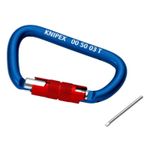 Casa si Gradina - Constructii - Feronerie si accesorii - Suruburi, dibluri si accesorii uz general - Set carabiniere Knipex 00 50 03 T BK, 2 bucati - Infinity.ro