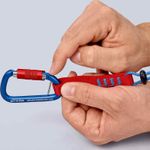 Casa si Gradina - Constructii - Feronerie si accesorii - Suruburi, dibluri si accesorii uz general - Set carabiniere Knipex 00 50 03 T BK, 2 bucati - Infinity.ro