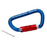 Casa si Gradina - Constructii - Feronerie si accesorii - Suruburi, dibluri si accesorii uz general - Set carabiniere Knipex 00 50 03 T BK, 2 bucati - Infinity.ro