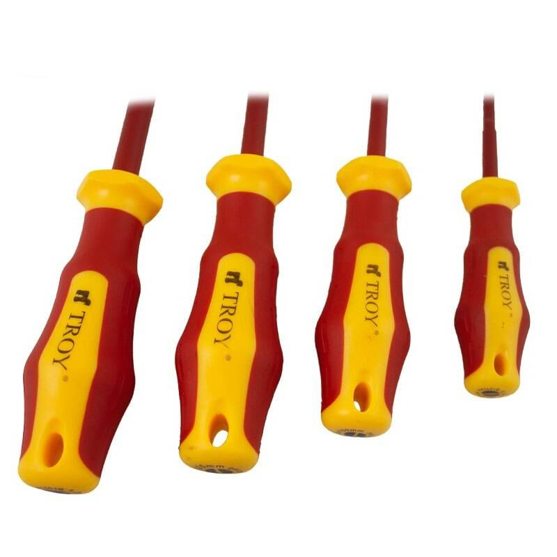 Casa si Gradina - Constructii - Scule de mana si unelte - Surubelnite - Set surubelnite electrician Troy 22311, 8 piese - Infinity.ro