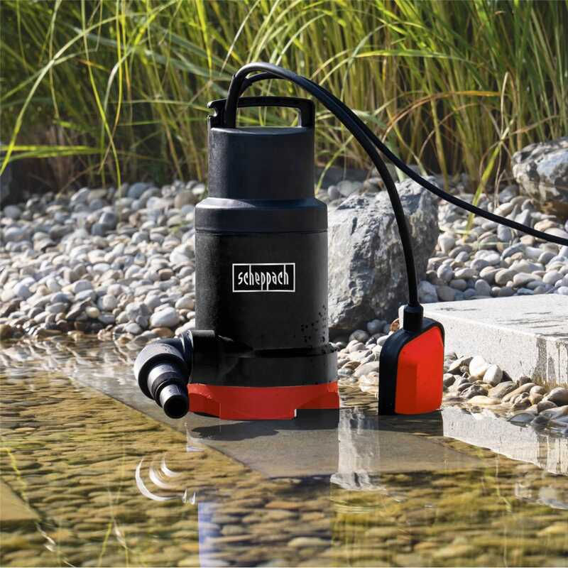 Casa si Gradina - Gradinarit si plante - Instalatii si accesorii pentru irigatii - Pompe apa - Pompa submersibila pentru apa murdara SWP800-2 Scheppach 5909507901, 750 W, 14000 L/h - Infinity.ro