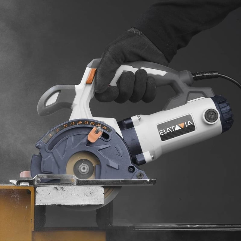 Casa si Gradina - Constructii - Scule electrice si accesorii - Fierastraie electrice - Fierastrau circular de mana THOR 1000 W cu 3 sine de ghidaj Batavia 7062432, 1000 W, 5300 rpm - Infinity.ro