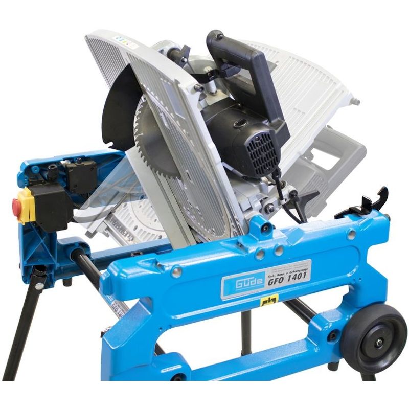 Casa si Gradina - Constructii - Scule electrice si accesorii - Fierastraie electrice - Fierastrau circular cu masa vertical GFO Guede 55174, 1400 W, Ø216 mm - Infinity.ro