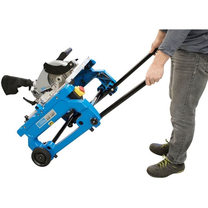 Casa si Gradina - Constructii - Scule electrice si accesorii - Fierastraie electrice - Fierastrau circular cu masa vertical GFO Guede 55174, 1400 W, Ø216 mm - Infinity.ro