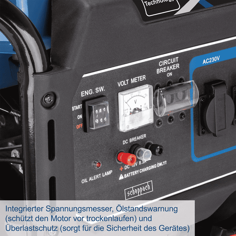 Casa si Gradina/Electrice/Generatoare electrice - Generator de curent pe benzina SG1700x Scheppach 5906229903 5400 W - Infinity.ro