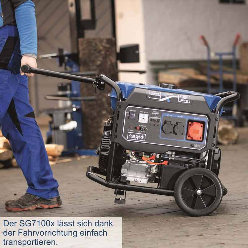 Casa si Gradina/Electrice/Generatoare electrice - Generator de curent pe benzina SG1700x Scheppach 5906229903 5400 W - Infinity.ro