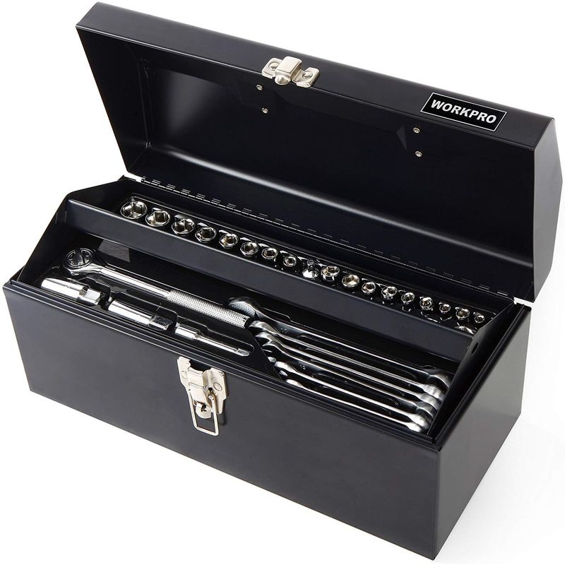 Casa si Gradina - Constructii - Depozitare, transport si protectie - Organizatoare si cutii scule - Trusa de scule Workpro W009027, 160 piese - Infinity.ro