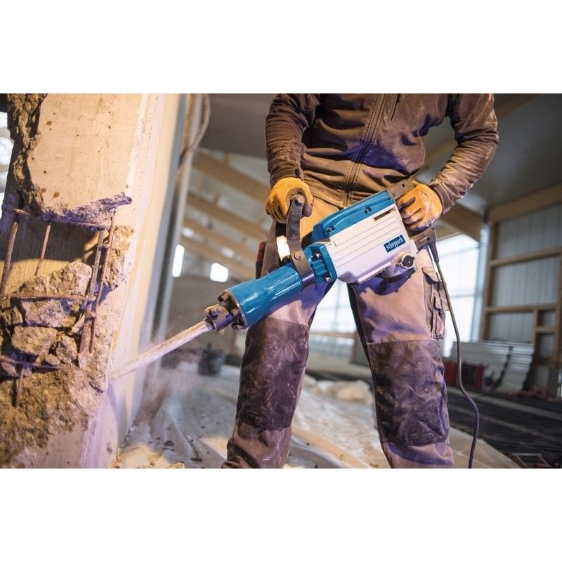 Casa si Gradina - Constructii - Scule de mana si unelte - Ciocane si dalti - Ciocan demolator HEX AB1900 Scheppach 5908206901, 1900 W, 2000 bmp, 60 J - Infinity.ro