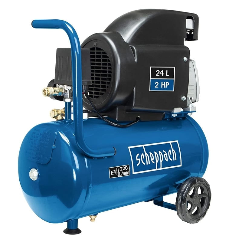 Casa si Gradina - Electrice - Echipamente electrice - Compresoare - Compresor cu ulei cu un cilindru HC26 Scheppach 5906135901, 1500 W, 24 L, 8 bari - Infinity.ro