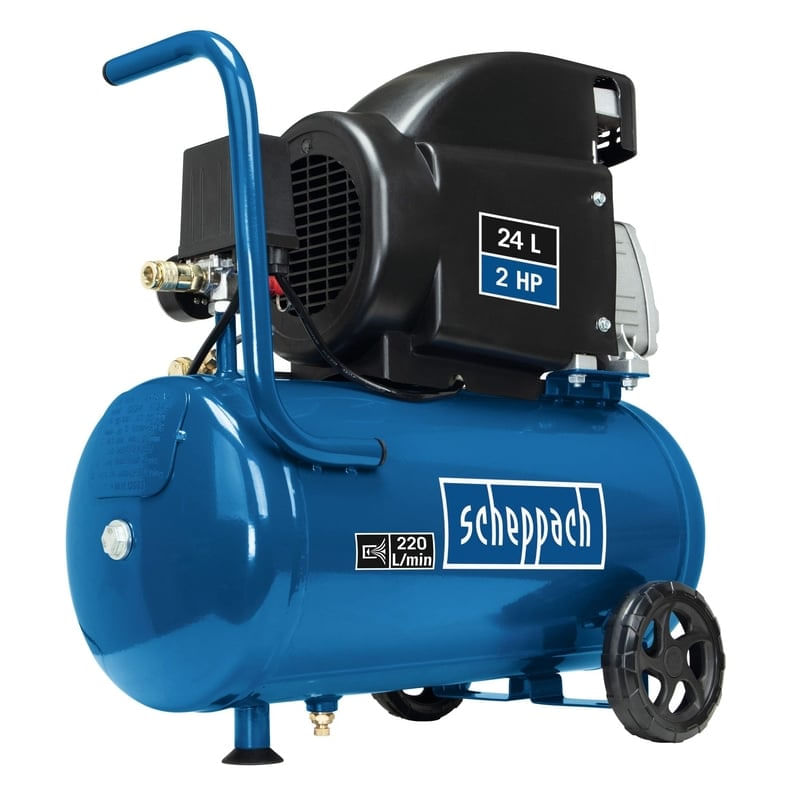 Casa si Gradina - Electrice - Echipamente electrice - Compresoare - Compresor cu ulei cu un cilindru HC26 Scheppach 5906135901, 1500 W, 24 L, 8 bari - Infinity.ro