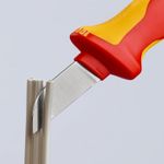 Casa si Gradina - Constructii - Scule profesionale - Scule izolate la 1000 v - Cutit pentru taiat cabluri Knipex 98 52, 190 mm - Infinity.ro