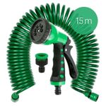 Casa si Gradina - Gradinarit si plante - Instalatii si accesorii pentru irigatii - Furtunuri de gradina si accesorii - Furtun extensibil de gradina cu pistol pentru pulverizare apa SG10814 Grafner 20633, 15 m - Infinity.ro