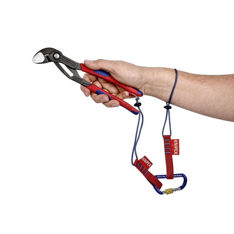 Casa si Gradina - Constructii - Depozitare, transport si protectie - Organizatoare si cutii scule - Set corzi de siguranta pentru scule Knipex 00 50 02 T BK, 1.5 Kg, 3 bucati - Infinity.ro
