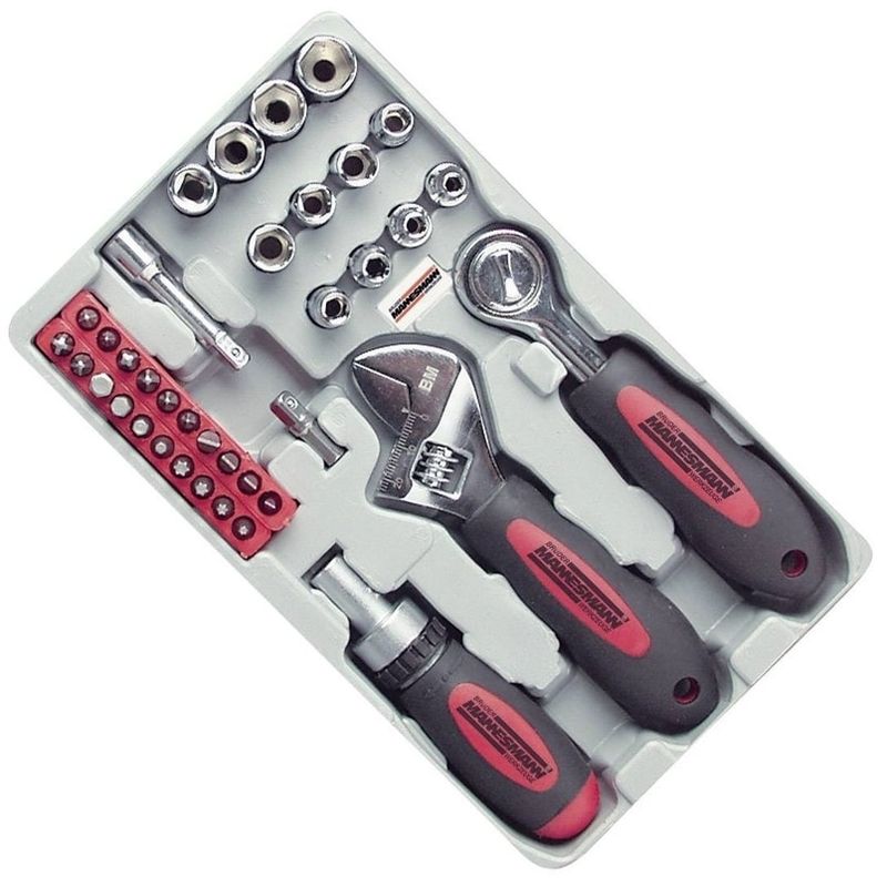 Casa si Gradina - Constructii - Scule de mana si unelte - Chei si truse chei - Trusa chei tubulare si biti Mannesmann 29038, 37 piese - Infinity.ro