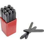 Casa si Gradina - Constructii - Scule de mana si unelte - Accesorii scule de mana - Set poansoane de marcat cifre Mannesmann 245-04, 4 mm, 9 piese - Infinity.ro