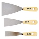 Casa si Gradina - Constructii - Vopsea si tencuieli - Unelte de vopsit si tencuit - Set spacluri Mannesmann 611-03, 30-80 mm, 3 piese - Infinity.ro