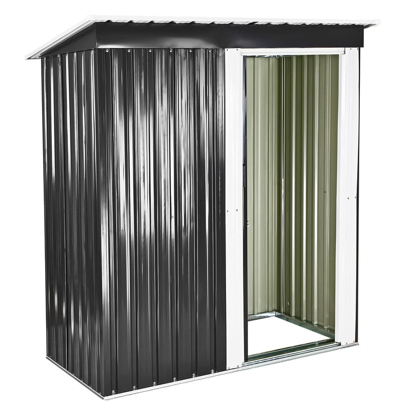 Casa si Gradina - Gradina si terasa - Casute de gradina - Magazie de depozitare pentru gradina Perth Dema 47095, 164 x 89 x 182 cm - Infinity.ro