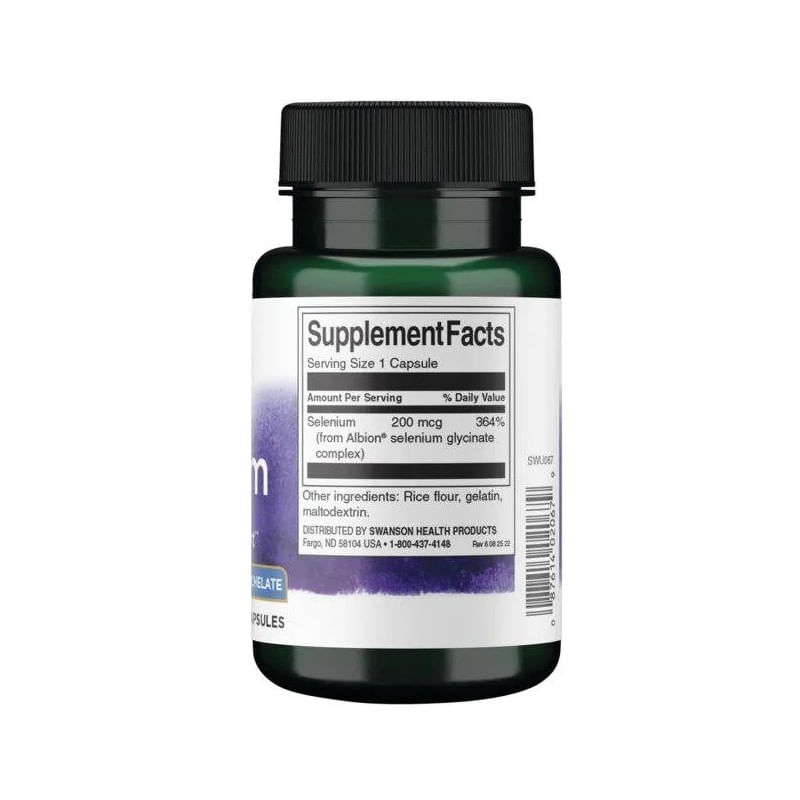 Ingrijire personala si Cosmetice - Sanatate si wellness - Suplimente alimentare - Vitamine si minerale - Swanson Ultra Albion Complex Seleniu 200mcg 90 Capsule - Infinity.ro