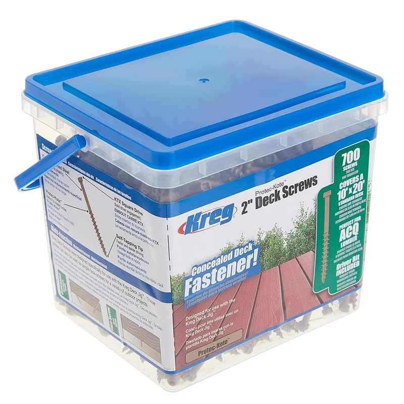 Casa si Gradina - Constructii - Feronerie si accesorii - Suruburi, dibluri si accesorii uz general - Set suruburi autofiletante Kreg SDK-C2W-700, 53 mm, 701 piese - Infinity.ro