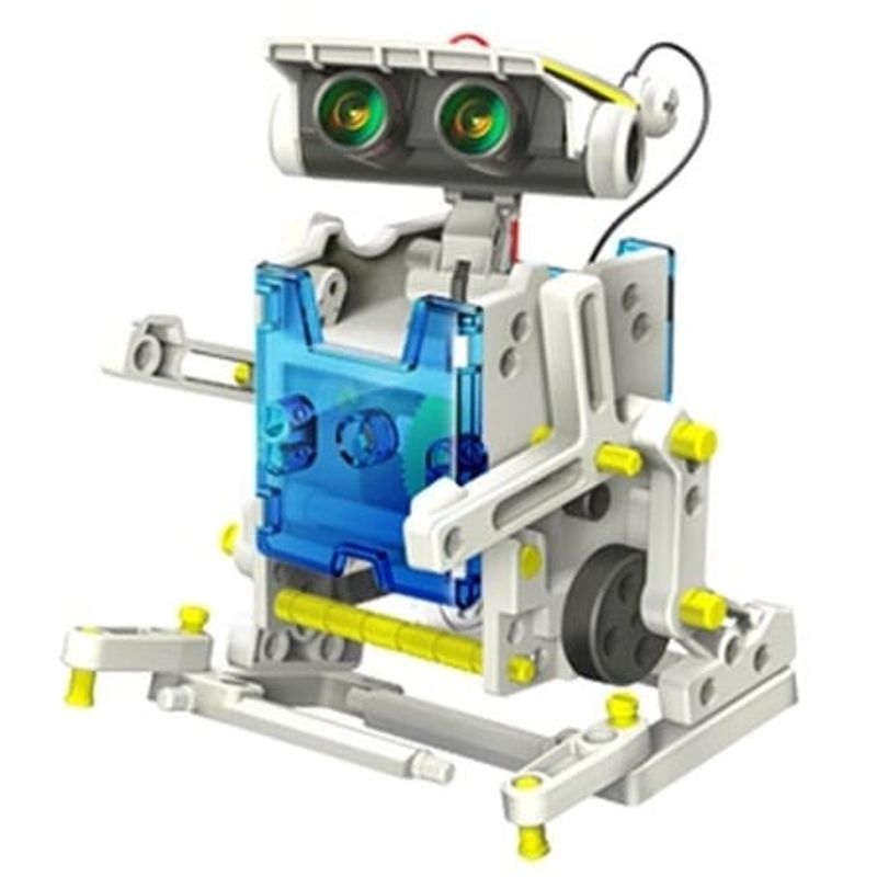 Jucarii, Copii si Bebe - Jucarii si jocuri - Vehicule si jucarii cu telecomanda - Roboti de jucarie - Set constructie robot solar Velleman KSR13, 14 in 1 - Infinity.ro