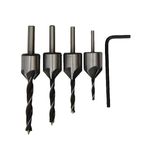 Casa si Gradina - Constructii - Scule electrice si accesorii - Seturi si accesorii pentru gaurit si insurubat - Set burghie de lemn pentru suruburi infundate Mannesmann 54805, Ø4-10 mm, 5 piese - Infinity.ro