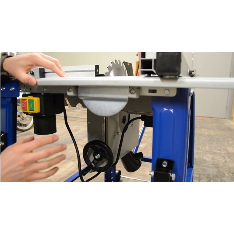 Casa si Gradina - Constructii - Scule electrice si accesorii - Fierastraie electrice - Fierastrau circular cu masa HS120o Scheppach 3901302915, 2200 W, Ø315 mm - Infinity.ro