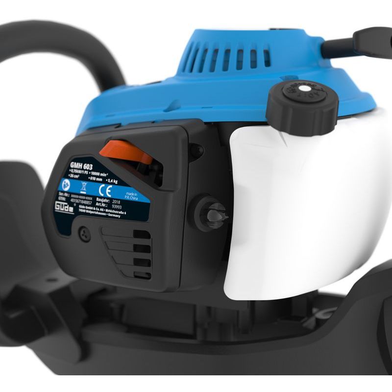 Casa si Gradina - Gradinarit si plante - Utilaje gradina - Trimmere electrice - Masina de taiat gard viu pe benzina in 2 timpi GMH 603 Guede 93993, 1 Cp, 615 mm - Infinity.ro