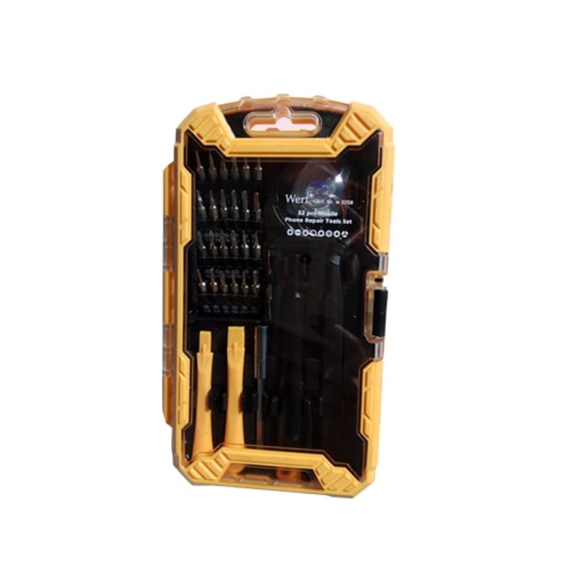 Casa si Gradina - Constructii - Scule de mana si unelte - Surubelnite - Trusa surubelnite de precizie pentru telefoane mobile Wert 2258, 32 piese - Infinity.ro