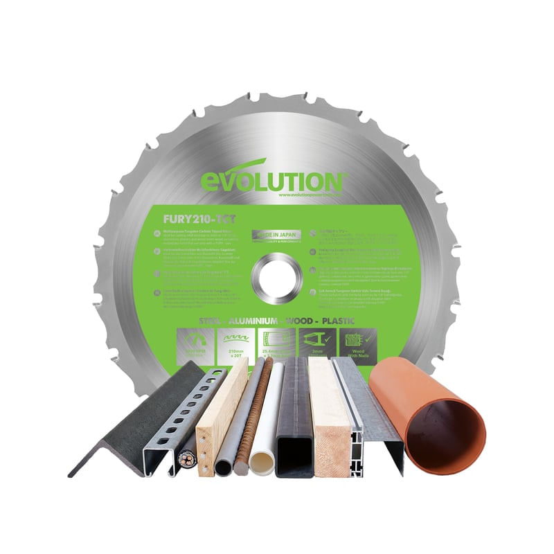 Casa si Gradina - Constructii - Scule electrice si accesorii - Fierastraie electrice - Fierastrau circular de masa Fury F210CMS Evolution 046-0008, 1200 W, Ø210 mm - Infinity.ro