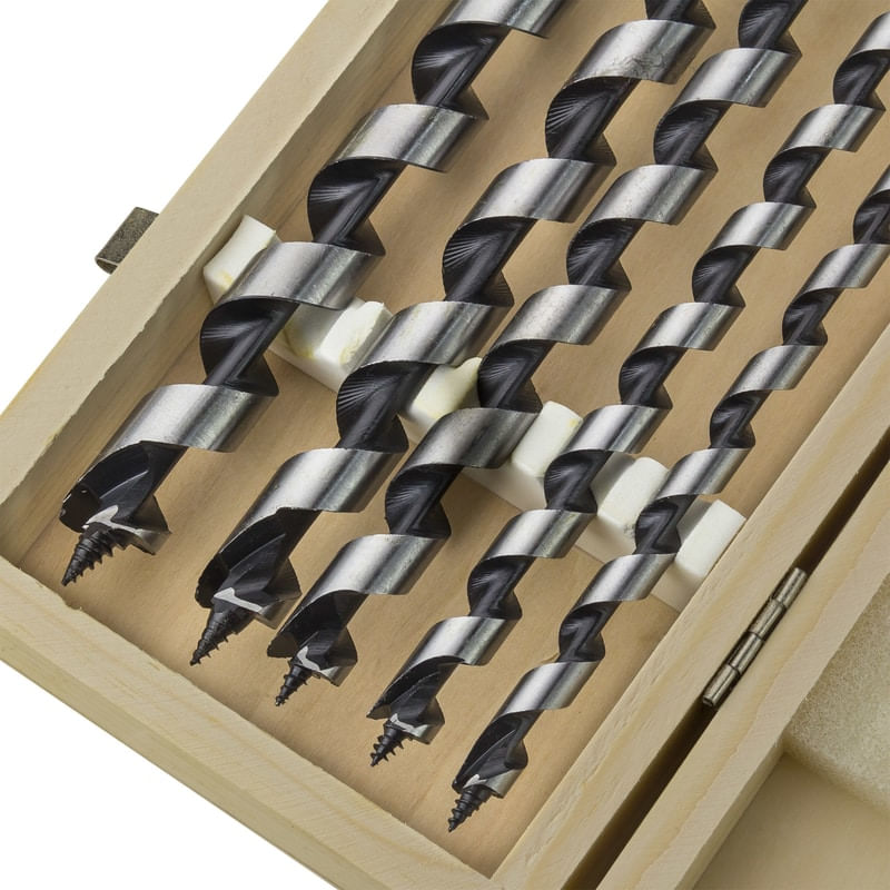 Casa si Gradina - Constructii - Scule electrice si accesorii - Seturi si accesorii pentru gaurit si insurubat - Trusa burghie elicoidale pentru lemn 20615, Ø8-16 mm, 5 piese - Infinity.ro