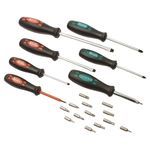 Casa si Gradina - Constructii - Scule de mana si unelte - Surubelnite - Trusa surubelnite si biti Mannesmann 1190-21, 21 piese - Infinity.ro