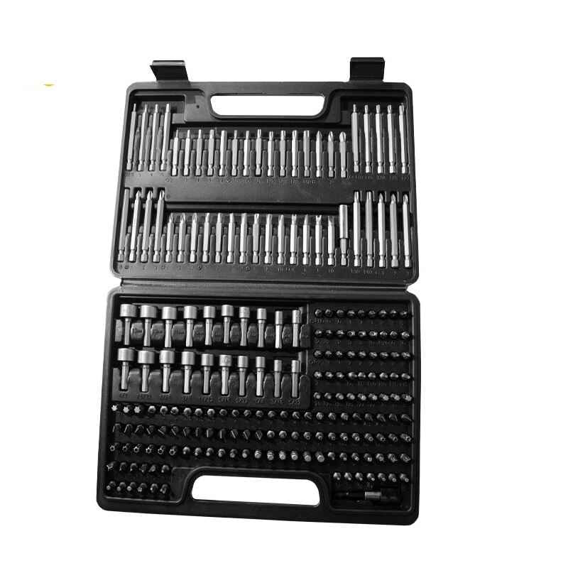 Casa si Gradina - Constructii - Scule electrice si accesorii - Seturi si accesorii pentru gaurit si insurubat - Trusa de biti Troy 22310, 208 piese - Infinity.ro