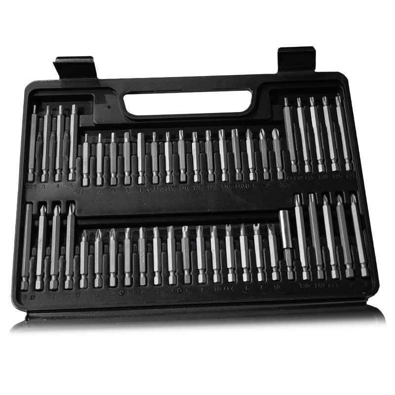 Casa si Gradina - Constructii - Scule electrice si accesorii - Seturi si accesorii pentru gaurit si insurubat - Trusa de biti Troy 22310, 208 piese - Infinity.ro