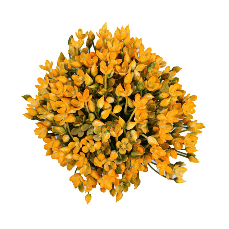 Casa si Gradina - Decoratiuni - Obiecte decorative - Plante artificiale - Ghiveci Cu Flori, Portocaliu, Plastic, 16Cm - Portocaliu, Plastic, 16cm - Infinity.ro