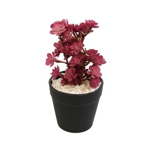 Aranjament Floral Artificial, Rosu, Plastic, 16Cm - Rosu, Plastic, 16cm