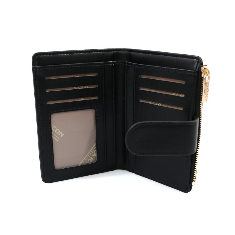 Fashion, accesorii si bijuterii - Femei - Accesorii femei - Portofele femei - Portofel de dama Click, Ella Icon, Negru, 14x10cm - Infinity.ro