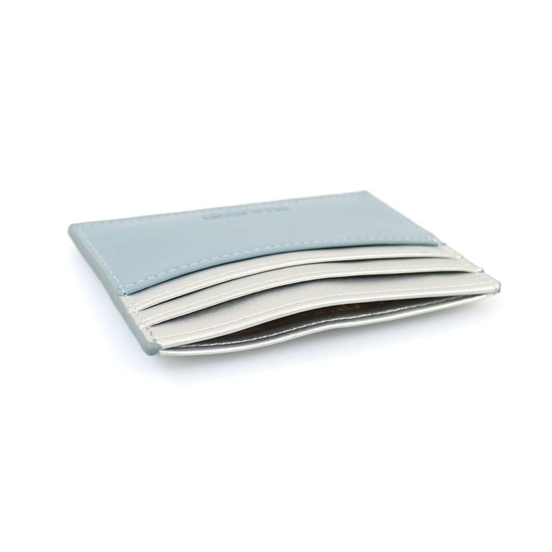 Fashion, accesorii si bijuterii - Femei - Accesorii femei - Portofele femei - Etui pentru carduri Duo, Ella Icon, Albastru Prafuit, 10.5x8cm - Infinity.ro