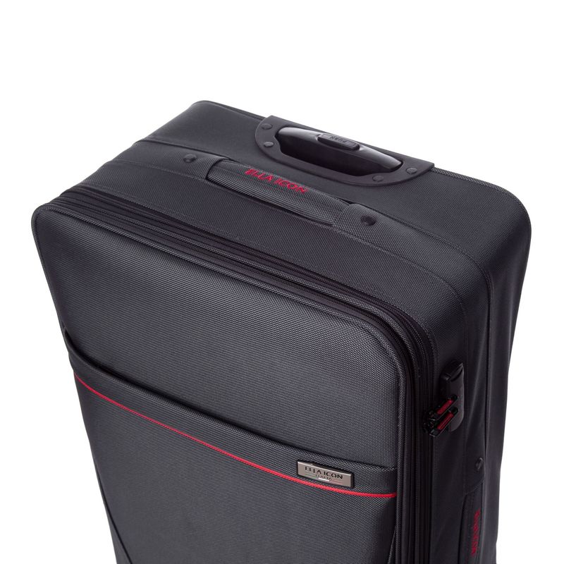 Sport si Outdoor - Articole de voiaj - Trolere - Troler Carla Gri Cu Rosu 74 Cm - 1186 - Infinity.ro