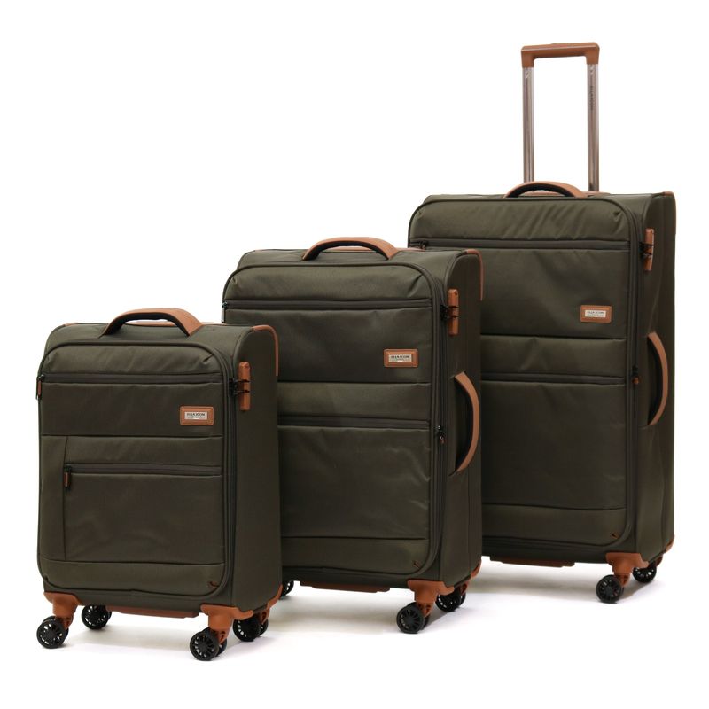 Sport si Outdoor - Articole de voiaj - Trolere - Ella Icon - Troler Textil Atena - Verde | 77X46X31 Cm - Infinity.ro