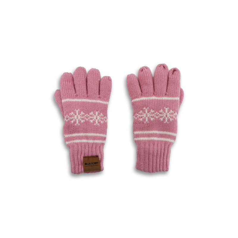 Fashion, accesorii si bijuterii - Copii - Accesorii copii - Caciuli si palarii copii - Set Iarna pentru Fete, Ella Icon, Fulgi, Caciula, Fular, Manusi, Roz - Infinity.ro