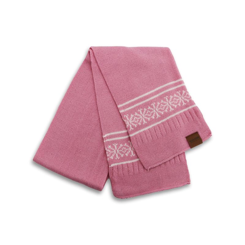 Fashion, accesorii si bijuterii - Copii - Accesorii copii - Caciuli si palarii copii - Set Iarna pentru Fete, Ella Icon, Fulgi, Caciula, Fular, Manusi, Roz - Infinity.ro