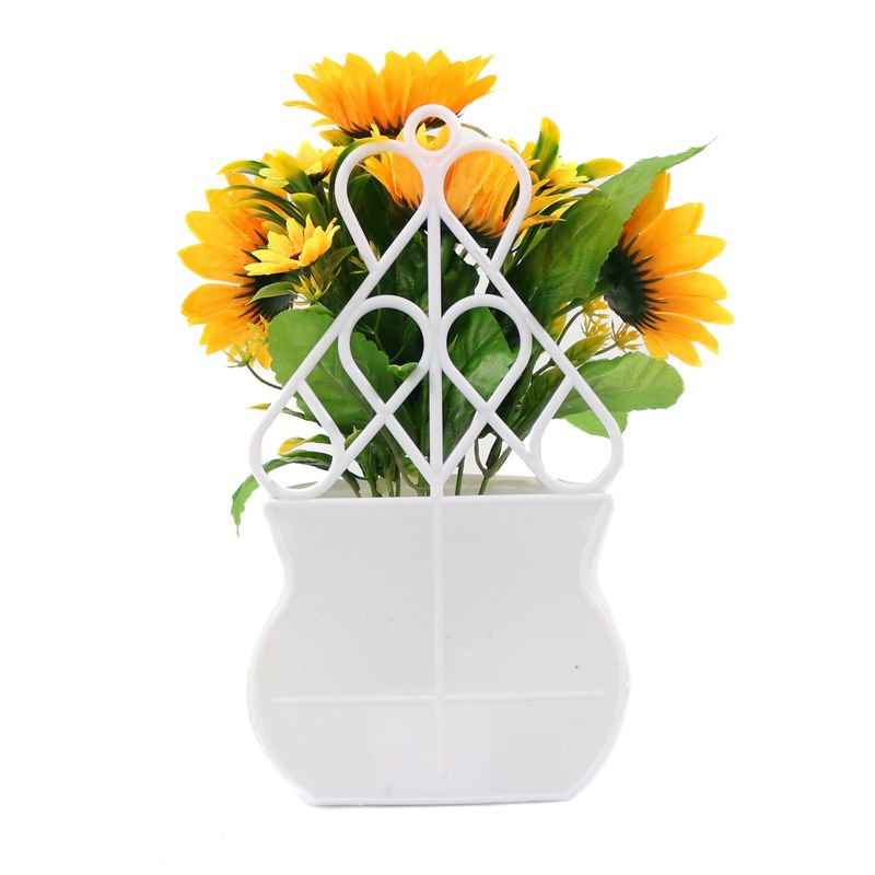 Casa si Gradina - Decoratiuni - Obiecte decorative - Plante artificiale - Aranjament Cu Flori Artificiale, Sunny, Galben, 28cm - Galben, Plastic, 28cm - Infinity.ro
