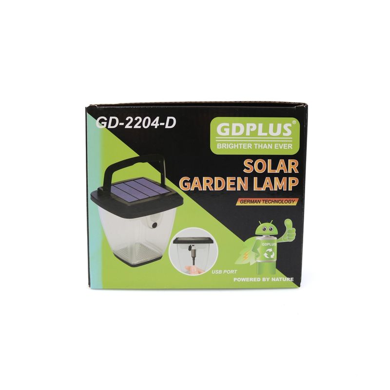 Casa si Gradina - Corpuri si surse de iluminat - Iluminat exterior - Lampi solare - Lampa solara GDPLUS pentru gradina 30W GD-2204-D - Infinity.ro