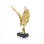 Casa si Gradina - Decoratiuni - Obiecte decorative - Accesorii decorative - Statueta "Bird" Gold din rasina - Infinity.ro