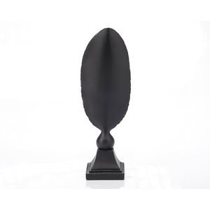 Statueta "Feather" Black din rasina