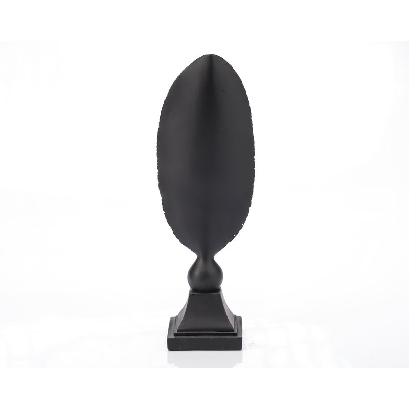 Casa si Gradina - Decoratiuni - Obiecte decorative - Accesorii decorative - Statueta "Feather" Black din rasina - Infinity.ro