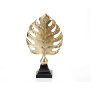 Statueta "Leaf " Gold din rasina