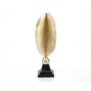 Statueta "Feather" Gold din rasina