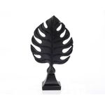 Casa si Gradina - Decoratiuni - Obiecte decorative - Accesorii decorative - Statueta "Leaf " Black din rasina - Infinity.ro